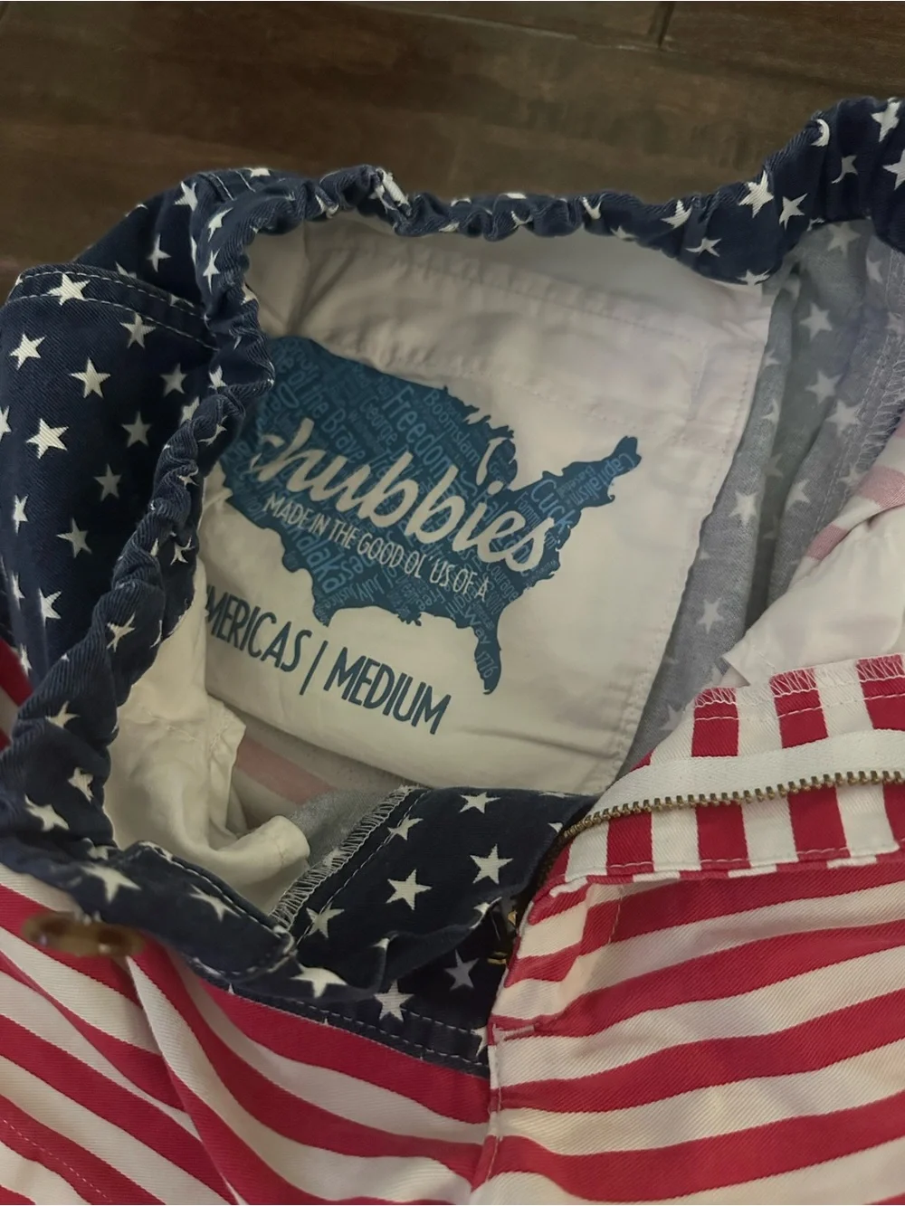 Chubbies Red White Blue American Flag Shorts